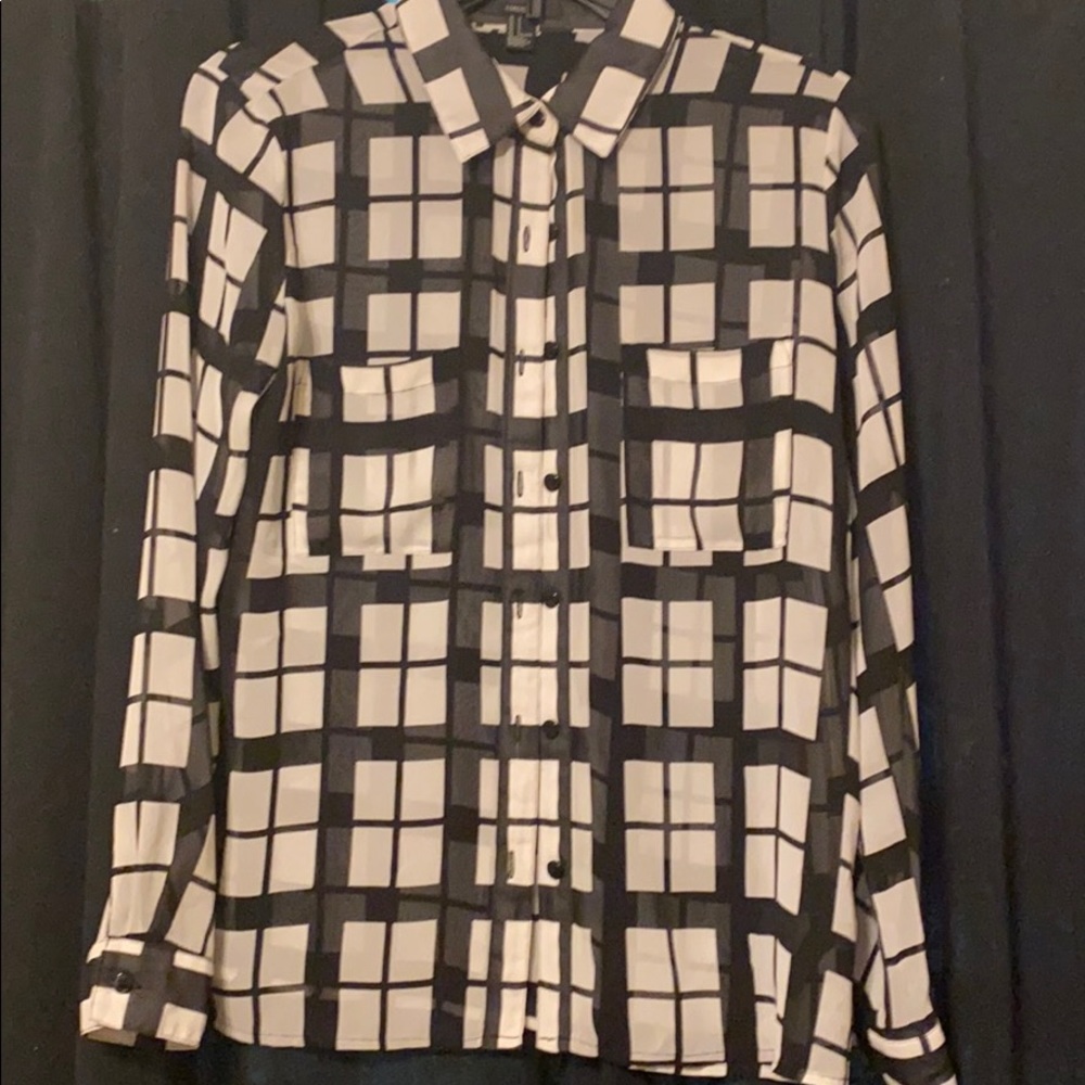 Black and white shirt